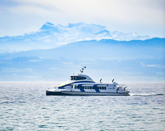 Katamaran auf dem See (Foto: SWSee)