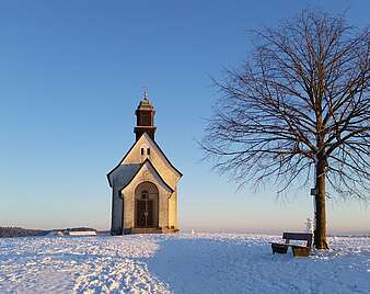 Ailingen Haldenbergkapelle im Winter