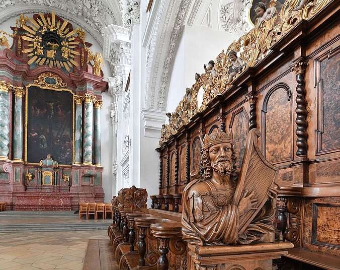 Schlosskirche Innenansicht des Chors.