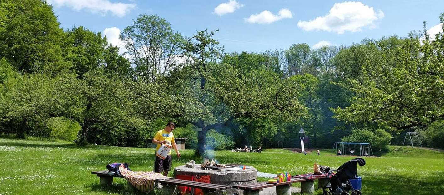 Grillen an der Weilermuehle