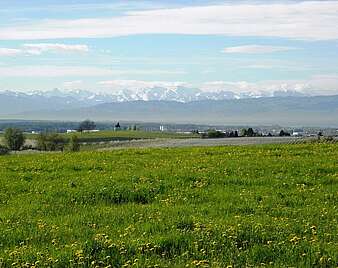 Blick auf Haldenberg