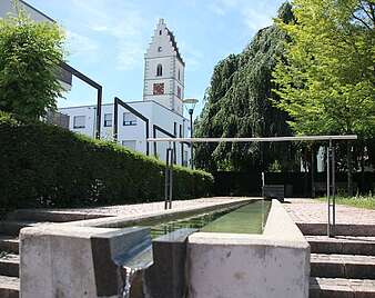 Ailingen Brunnen Ortsmitte